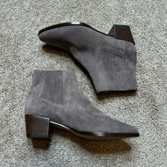 Rag and bone Rover Grey Suede Boots NEW Size 36.5 - Picture 2 of 6